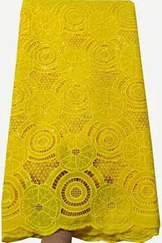 2023 Новейшая Африканская кружевная ткань с пайетками, Нигерийский гипюр, кружевная ткань для шнура, высококачественный материал для свадебной вечеринки ATB245