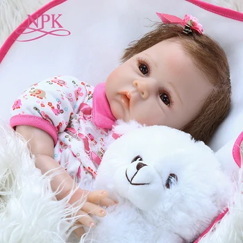 50 см новорожденная приятная куколка reborn doll baby realsoft touch реалистичные силиконовые волосы с ручными корнями очаровательная настоящая утяжеленная кукла