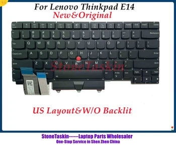 StoneTaskin Оригинальная Высококачественная Клавиатура для ноутбука Lenovo Thinkpad E14 американской раскладки без подсветки 100% Полностью Протестирована