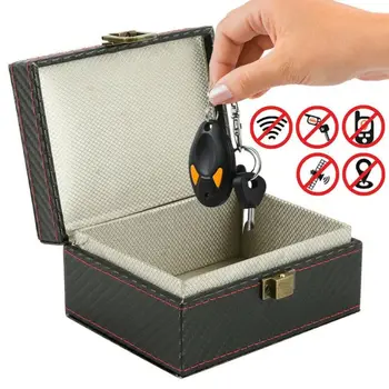 Блокиратор сигнала без ключа для мобильного телефона, Противоугонный брелок Faraday Box, защита от радиации, безопасность