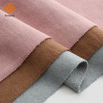 Зимняя махровая ткань утолщенная 400 г/см Дизайнерская толстовка, ткань для пошива брюк 100% хлопок 50x165 см