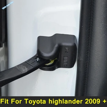 Комплект водонепроницаемых защитных чехлов для внутренней двери автомобиля, 4 шт., подходит для Toyota Highlander 2009-2019, черные аксессуары
