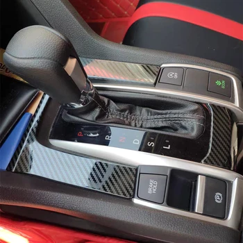 Новые спортивные Короткие Плюшевые Аксессуары для отделки внутренней панели коробки передач CN для Honda Civic 10-го поколения 2017 2018 2019 2020 2021
